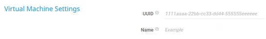 Virtual Machine Settings Virtual Machine Settings